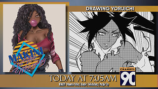 Drawing Yoruichi Part 3: Thunderous Thursday Shadows | Makini in the Morning | Episode 45