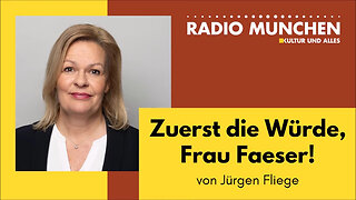 Zuerst die Würde, Frau Feaser!Von Jürgen Fliege@Radio München🙈
