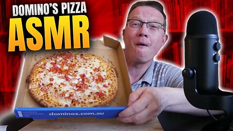 Domino's Pizza & Salted Caramel Chocolate Mousse, Eating Pizza Mukbang Rumble Eating pizza Mukbang