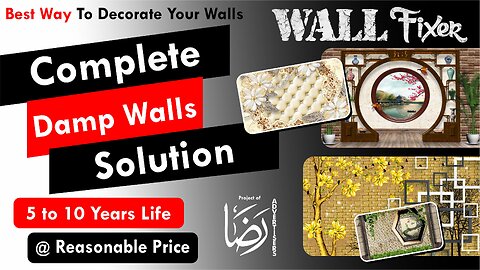 Wall Fixer_3D Wallpaper (Complete Home Collection)_Home Decor Ideas (100% Waterproof)