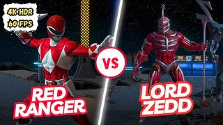 [4K] Red Ranger Vs Lord Zedd | Power Rangers