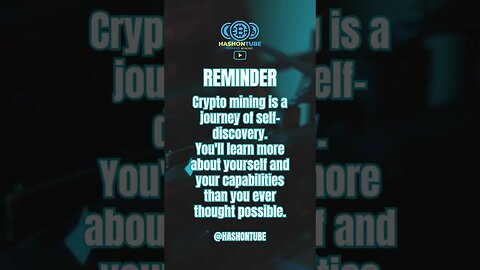 The Self Discovery Adventure of Crypto Mining