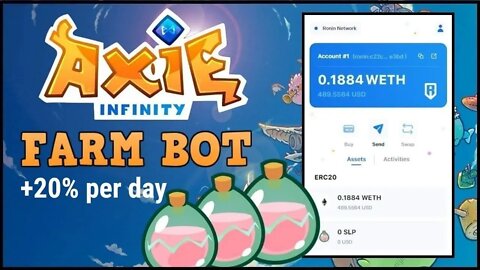 Axie infinity Bot | AUTOBATTLE & FARMING BOT AXIE | +1200$ PER MONTH