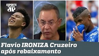 Cruzeiro é rebaixado, e Flavio Prado IRONIZA: "PARABÉNS!"