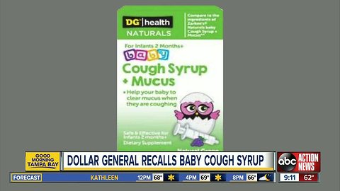 Dollar General natural baby cough syrup recalled due to vomiting, diarrhea risk