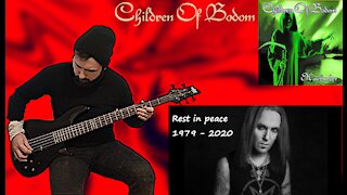 Children Of Bodom - Downfall Bass Cover (Tabs) (Tribute to Alexi Laiho)