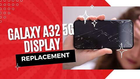 Samsung Galaxy A32 5G | Screen repair | Display replacement | Repair video