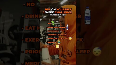 Bet On Yourself Challenge, STARTS NOW