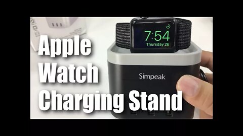 Simpeak 4 Port USB Charging Night Stand Dock for Apple Watch Review