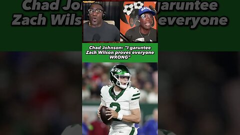 Chad Johnson SOUNDS OFF on New York Jets QB Zach Wilson! #nfl #jets #shorts