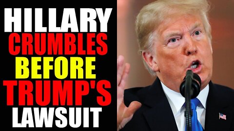 HILLARY CRUMBLES BEFORE TRUMP'S RICO $75 M LAWSUIT!-TRUMP NEWS