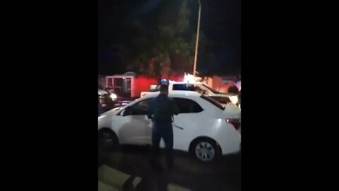 Video Of Sicari0s Spraying Police , Crashing Car, & Escaping On Foot In Obregon !