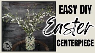 Create the EASIEST Easter Decor for 2023! Decorate WITH ME & Unveil the Spring Centerpiece!