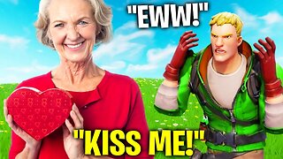 I Pretended To Be His GRANDMA in Fortnite