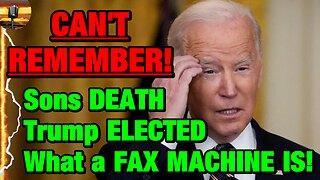 Biden forgot Trump's ELECTION during Robert Hur interview!