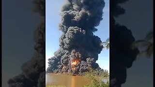 Huge Explosion At The Pemex Crude Oil Storage Facility In Mexico