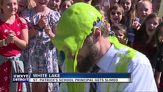 St. Patrick's school principal gets slimed