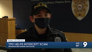 Tucson police officer helps intercept scam, investigation spanning across two states