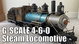Big Problems with a Big Hauler! G-Scale Steam Locomotive