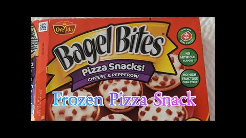 FROZEN PIZZA REVIEW: BAGEL BITES Pizza Snacks by ORE IDA