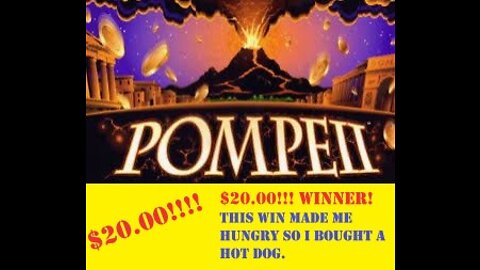 $20.00 win on Pompeii Slot Machine at Wildwood Casino in Cripple Creek, Colorado