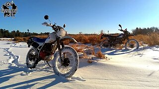 Super Sherpa 250 & XL250R Frozen River Run! #Wisconsin