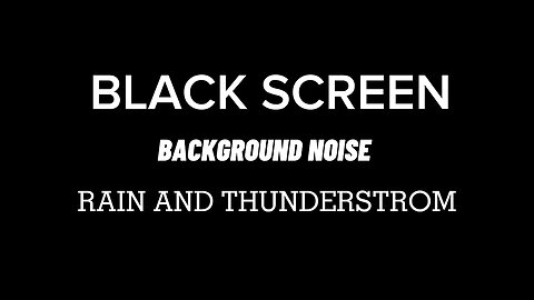 BLACK SCREEN | Sleep and Meditation | Dark Screen