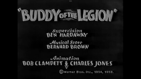 1935, 4-7, Looney Tunes, Buddy of the legion