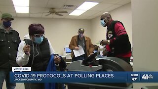 COVID-19 protocols at polling places