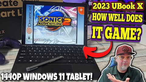 How Well Does This Budget Windows 11 Tablet PC Run RETRO Games? Chuwi UBook X Review!