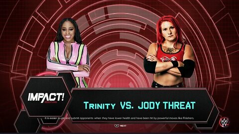 Impact Wrestling Trinity vs Jody Threat