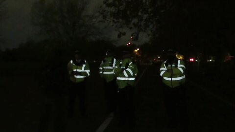 POLICE GLOW IN THE DARK #METPOLICE