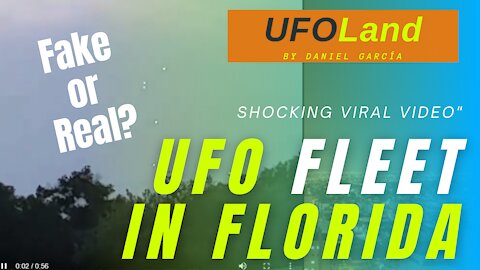 Shocking UFO FLEET Over Florida