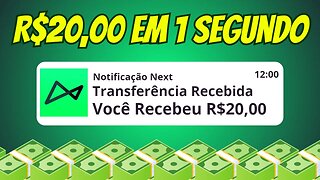 [SAQUE R$20,00 EM 1 SEGUNDO] APP para GANHAR DINHEIRO via PIX em 2023