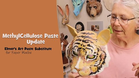 MethylCellulose Paste Update - Elmer's Art Paste Substitute
