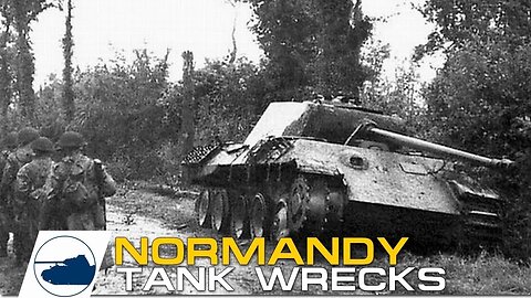 #6 D-Day Normandy Destroyed German and Allied tanks and vehicles footage.