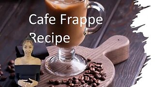 Cafe Frappe Recipe: How To Make The Perfect Coffee Drink At Home #shorts #coffee #coffeerecipe #egg