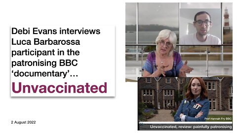 UKC Inteview: Debi Evans Interviews Luca Barbarossa about BBC: Unvaccinated