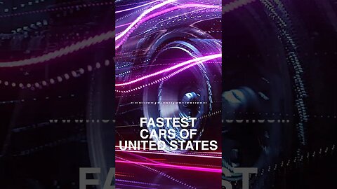 Fastest Cars of United States 🏁🚗