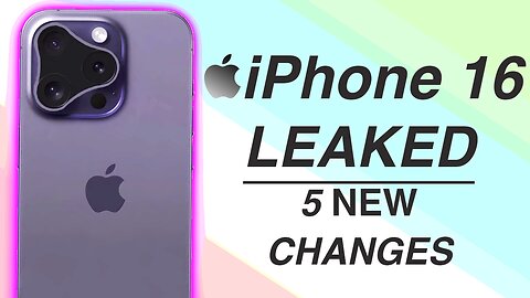 iPhone 16 Pro LEAKED ALL NEW FEATURES | 5 MAJOR CHANGES! TO Apple iPhone🔥