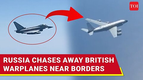 Russian Jet Shoos Away British Warplanes; 'UK Airforce Failed To Breach Borders' | Watch
