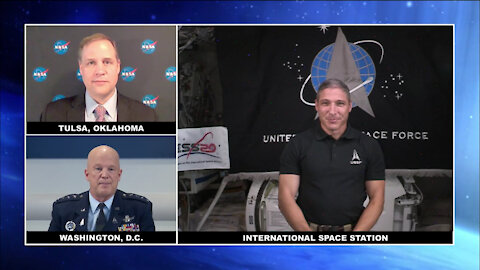 NASA astronaut Mike Hopkins Swears into the Space Force