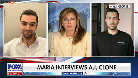 WHOA, Maria Bartiromo Interviewed An AI Clone Of An AI CEO