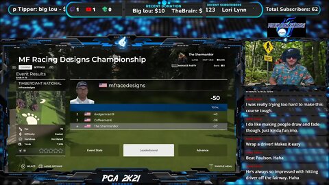 PGA 2K21 society rounds