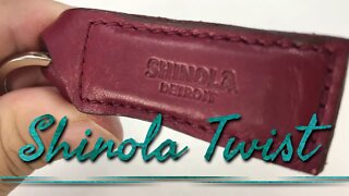 Shinola Leather Twist Key Fob Review