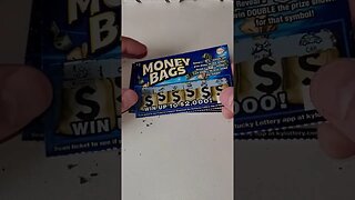 Money Bags Lottery Ticket Scratch Offs!