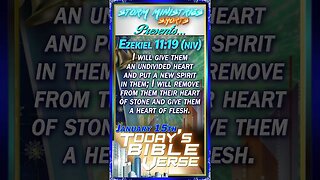 01.15.2023 | STORM MINISTRIES | Daily Bible Verse | Ezekiel 11:19 (NIV) | #shorts