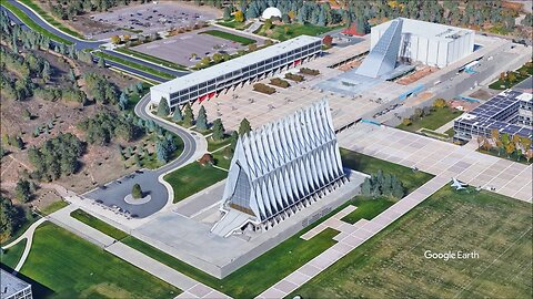 The United States Air Force Academy Cadet Chapel north of Colorado Springs