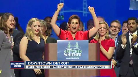 Gretchen Whitmer wins Democratic nomination for Michigan governor