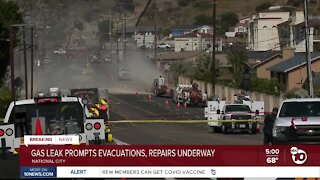 National City gas leak prompts evacuations